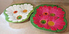 Bandejas de servir vintage retrô de plástico flor margarida festa, decoração de parede?, usado comprar usado  Enviando para Brazil