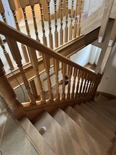 Oak staircase solid for sale  CONGLETON