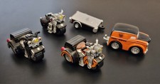 LOTE DE 5 motocicletas Cycle Town Harley Davidson de metal fundido mini trike HD comprar usado  Enviando para Brazil