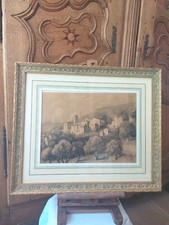 Ancien pastel signé d'occasion  Paulhan