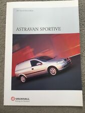 Vauxhall astravan sportive for sale  WEYMOUTH