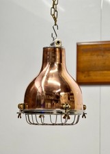 Luminária pendente de alumínio cobre feita à mão | Luminária de teto náutica industrial comprar usado Luminária pendente de alumínio cobre feita à mão | Luminária de teto náutica industrial comprar usado  Enviando para Brazil