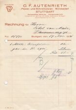 Stuttgart rechnung 1931 gebraucht kaufen  Leipzig