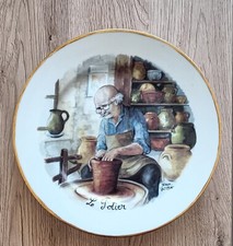 Assiette déco potier d'occasion  Toulouse-