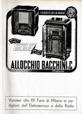 Pubblicita 1939 radio usato  Biella