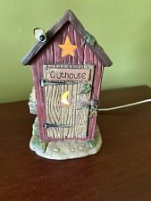 outhouse ceramic night light for sale  Chillicothe