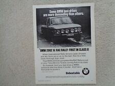 Bmw 2002tii advertisement for sale  OLDHAM