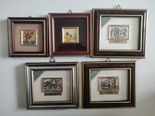 Lotto quadretti vintage usato  Roma