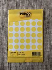 Usado, Etiquetas circulares BIC Pimaco tamanho 12mm - Amarelo - Pacote aberto (veja descrição) comprar usado  Enviando para Brazil