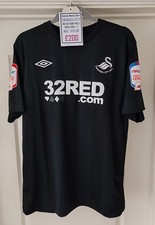 CAMISA DE FUTEBOL GENUÍNA Swansea City Neil Taylor por volta de 2010 Black Away  comprar usado  Enviando para Brazil