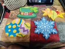 Colorful handcrafted 4pc for sale  El Cajon