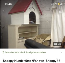 Snoopy hundehütte gebraucht kaufen  Albersdorf