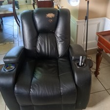 Black faux leather for sale  Kenner