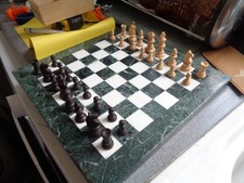 Stone marble chess for sale  ROMFORD