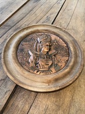 Wandteller holz kupfereinsatz gebraucht kaufen  Emsbüren
