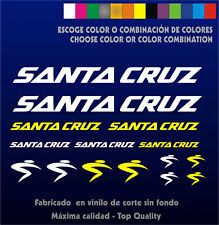 KIT -PEGATINAS - STICKERS - VINILO - LAMINA - BICICLETA - BIKE - SANTA CRUZ comprar usado  Enviando para Brazil