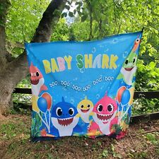 Cortina de chuveiro Baby Shark Doo Doo colorida decoração subaquática para banheiro ou parede  comprar usado  Enviando para Brazil