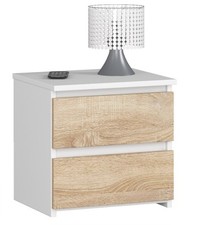 AKORD KOMODA CL2 2SZ CLP BIAŁY / SONOMA na sprzedaż  PL