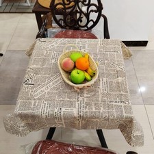 Newspaper pattern tablecloth for sale  MANCHESTER