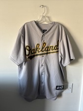 Camiseta de beisebol vintage MLB Majestic Oakland Athletics A’s em branco tamanho XL - Cinza comprar usado  Enviando para Brazil
