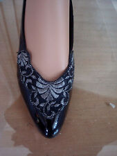 Escarpin cuir verni d'occasion  Villeneuve-Loubet