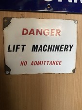 Vintage enamel sign for sale  BRIGG