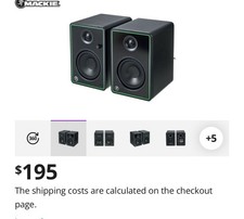 Mackie studio monitors for sale  Lyndhurst