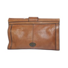 Używany, Fossil, torebka, damska, skóra, brąz, jednokolorowa, 30, 7, 19 cm #EcI na sprzedaż  PL