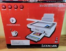 Impressora Jato de Tinta All-in-one Lexmark X3430 com Slots para Cartão de Memória Nova Caixa Aberta comprar usado  Enviando para Brazil