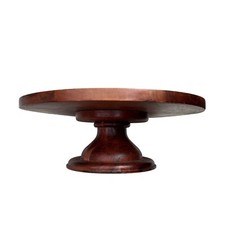 Suporte para bolo limiar Arjun madeira pedestal bandeja para servir cupcakes decoração escura comprar usado  Enviando para Brazil