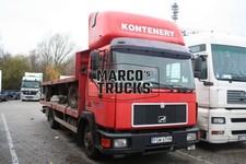 Używany, Zdjęcie ciężarówki Volvo FL Platforma Ciężarówka/plandeka Polska czerwona KONTTENERY Pu?-Komex #b7wp na sprzedaż  Wysyłka do Poland