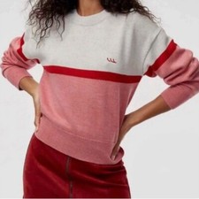 Suéter cropped listrado tamanho M Wilfred Free super macio 100% lã merino comprar usado  Enviando para Brazil