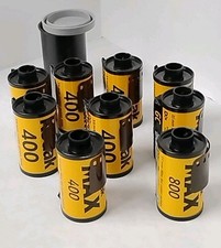 Lote de 9 rolos de filme negativo colorido 35 mm expirado-8-Kodak Max 400, 1 Kodak Max 800 comprar usado  Enviando para Brazil