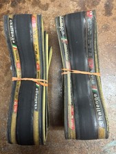 Challenge Strada PRO 700c x 25mm Clincher Par de Pneus de Bicicleta de Estrada-Eroica, Vintage, usado comprar usado  Enviando para Brazil