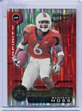 2001 Quantum Leaf - SANTANA MOSS - Red Infinity Rookie - MIAMI HURRICANES #d/35 comprar usado  Enviando para Brazil