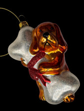 Dog glass ornament for sale  Orlando