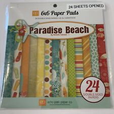 Usado, Papel para scrapbook Echo Park 6x6 PARADISE BEACH OPEN 6 x 6 comprar usado  Enviando para Brazil