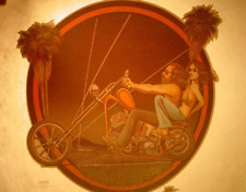 MIDNIGHT RIDERS HARLEY VINTAGE DÉCADA DE 1970 MOTOCICLETA FERRO NA TRANSFERÊNCIA -BOM, B-22 comprar usado  Enviando para Brazil