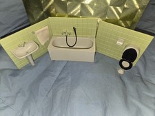 Vintage lundby bathroom d'occasion  Expédié en Belgium