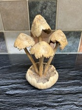 Wooden mushroom carving for sale  LEEDS