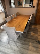 Table grey upholstered for sale  PENRITH