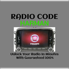 ANTI-ROUBO HARMAN RÁDIO CODE SERIES FIAT VP3 330 NA A SERVIÇO DE PINCODE ESTÉREO, usado comprar usado  Enviando para Brazil