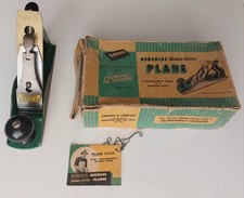 Vintage Sargent Hercules Nº. 1408 cortador dourado alisamento avião manual com caixa Ex , usado comprar usado  Enviando para Brazil