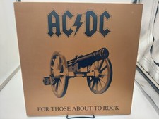 🎸 AC/DC For Those About to Rock LP Record 1981 EX Masterdisk RL Ultrasonic. comprar usado  Enviando para Brazil