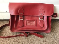 Genuine leather satchel for sale  SAXMUNDHAM