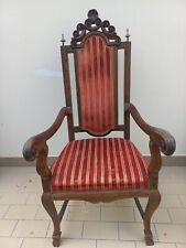 Poltrona trono antica usato  Sanremo