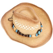 Chapeau cowboy paille d'occasion  Expédié en France