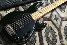Baixo elétrico preto MUSIC MAN StingRay 5 cordas H Maple Neck 1989 comprar usado  Enviando para Brazil