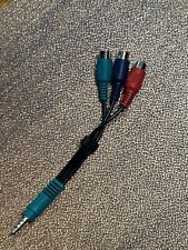 Cabo de vídeo componente RCA 3,5mm YPbPr macho para adaptador RGB fêmea 3 RCA , usado comprar usado  Enviando para Brazil