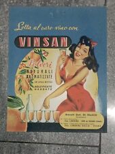 Cartoncino pubblicitario vin usato  Roma